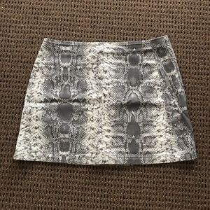 Urban Outfitters BDG Snakeskin Mini Skirt